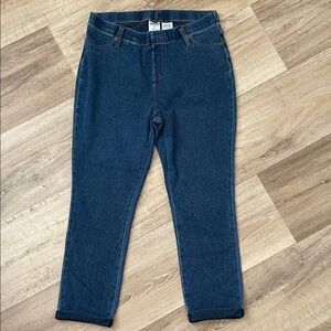 Time and Tru Dark Blue “Jean” Capri